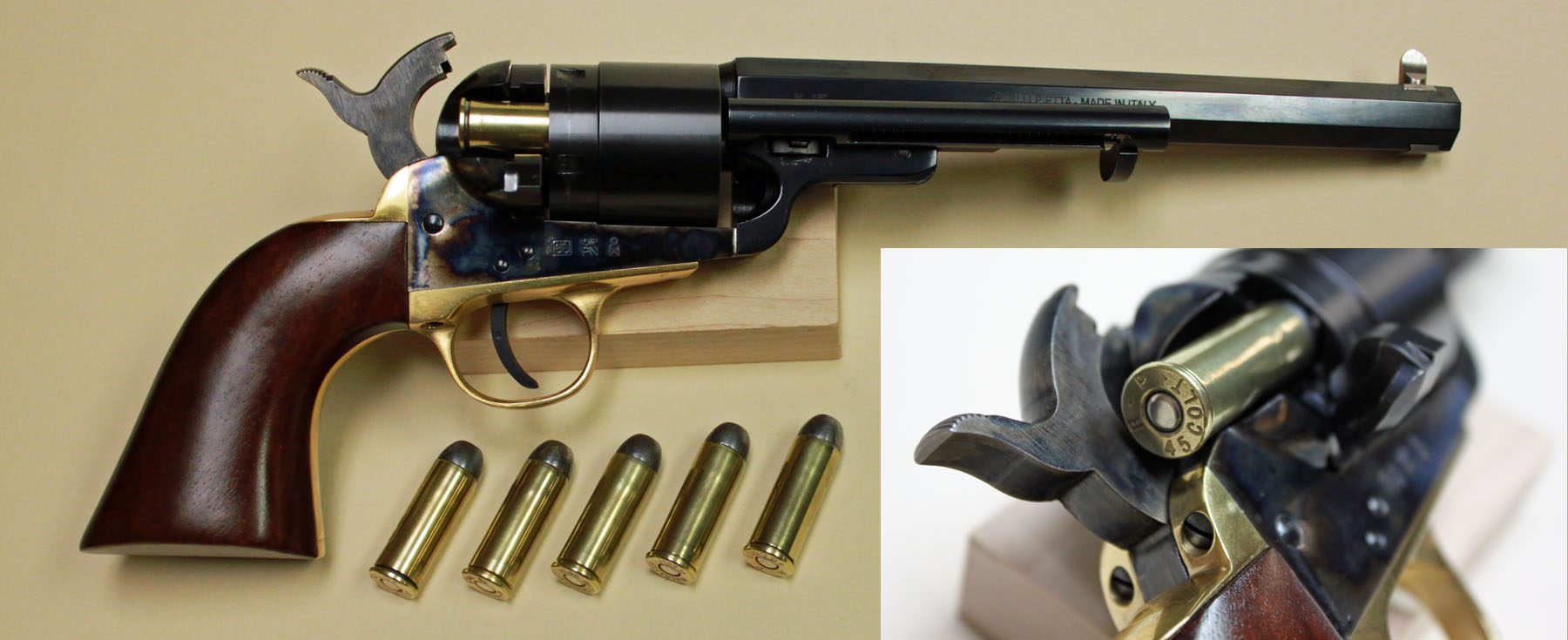 45 Colt Navy with Kirst Conversion and Ejector